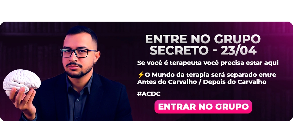 Entre no grupo secreto se você for terapeuta